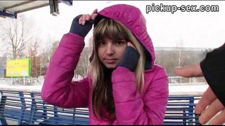 Real amatir Eurobabe Gina Gerson dipaku dina kareta