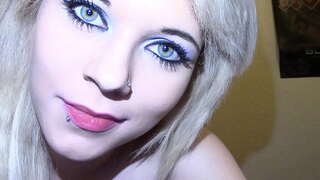 Hot sexy girl Drooling Tongue