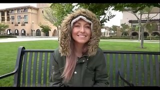 ���มบลอนด์อายุ 19 ปีเก่าของมาแหยมในเดทแรก