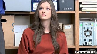 LP Offiser doggystyle knulle Kenzy Ryans stramt vagina lekte henne baller dypt!