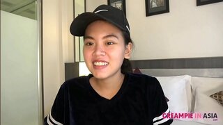 Taizemes meitene apdares bebru un dabū creampied